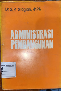 Administrasi Pembangunan