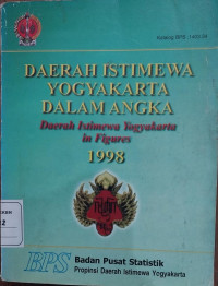 Daerah Istimewa Yogyakarta Dalam Angka (In Figures) 1998