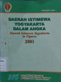 Daerah Istimewa Yogyakarta Dalam Angka (In Figures) 2001