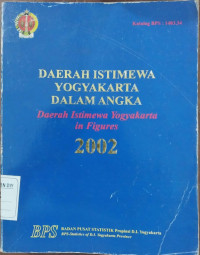 Image of Daerah Istimewa Yogyakarta Dalam Angka (In Figures) 2002
