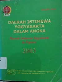 Daerah Istimewa Yogyakarta Dalam Angka (In Figures) 2003