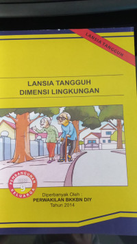 Lansia tangguh dimensi lingkungan