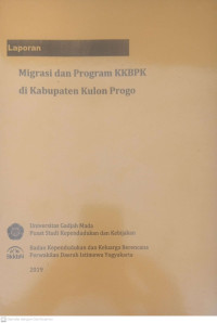 Laporan migrasi dan program kkbpk di kabupaten kulon progo