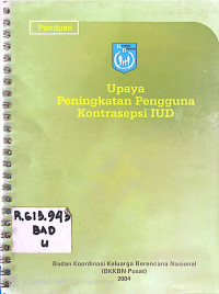 Image of Panduan upaya peningkatan pengguna kontrasepsi IUD