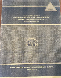 Pedoman Penyusunan Standard Operasional Prosedur di Lingkungan Badan Kependudukan dan Keluarga Berencana Nasional