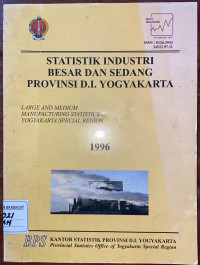 Statistik Industri Besar dan Sedang Provinsi D.I. Yogyakarta