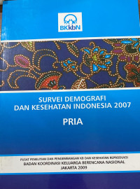 Survei Demografi dan Kesehatan Indonesia 2007 Pria